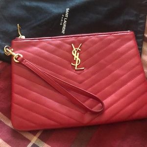 Brand new ysl wristlet